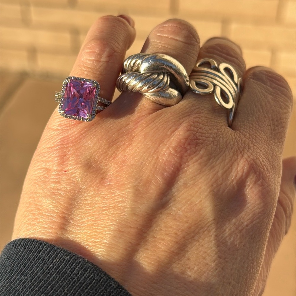 Pink Topaz Ring - Picture 12 of 13